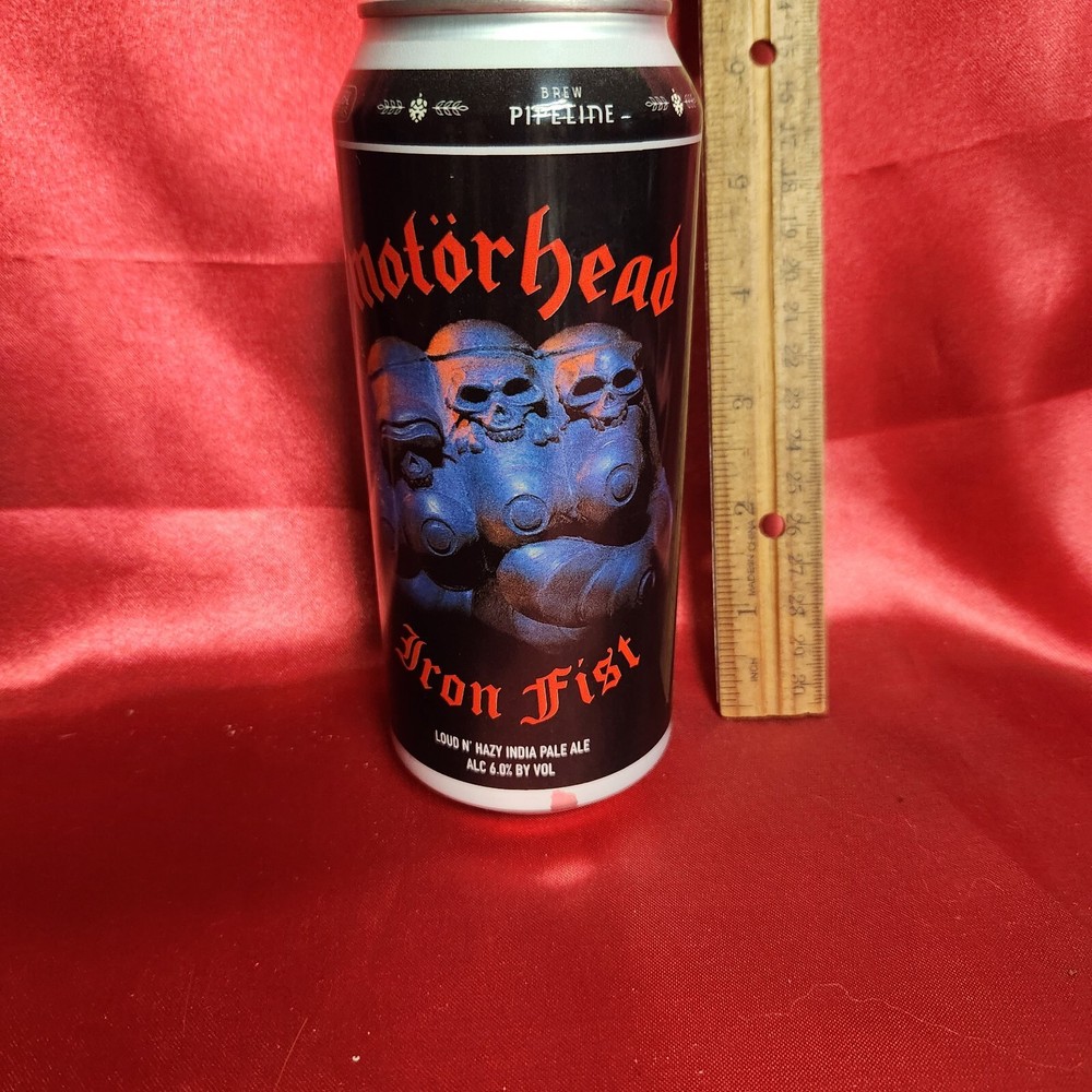 Motorhead Iron Fist - Ale Beer Empty Can