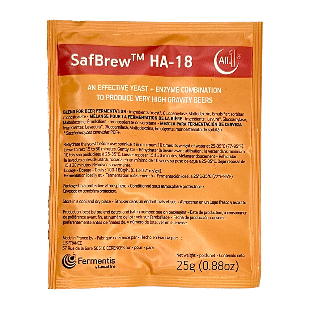 Fermentis SafBrew HA-18 25 Grams