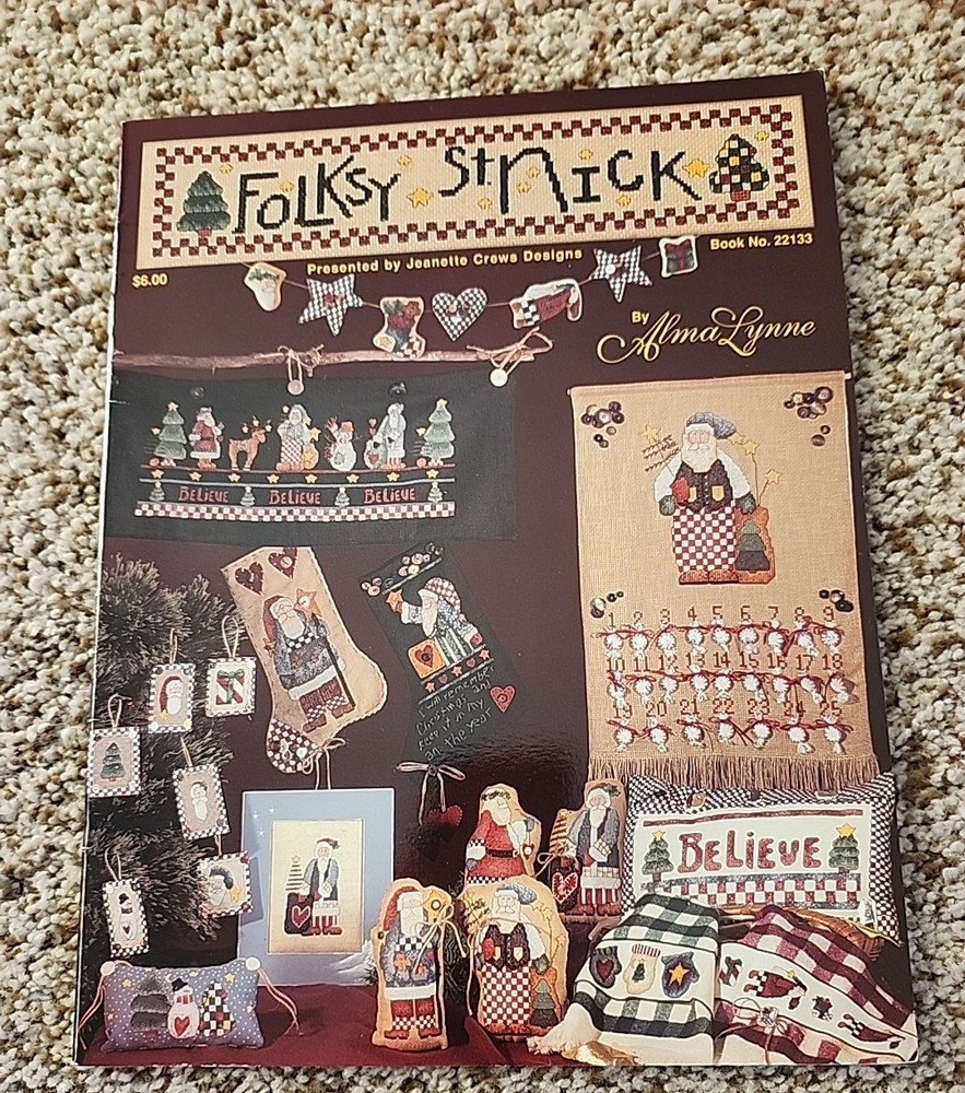 7 Jeanette Crew Designs Counted Cross Stitch Pattern Leaflets
