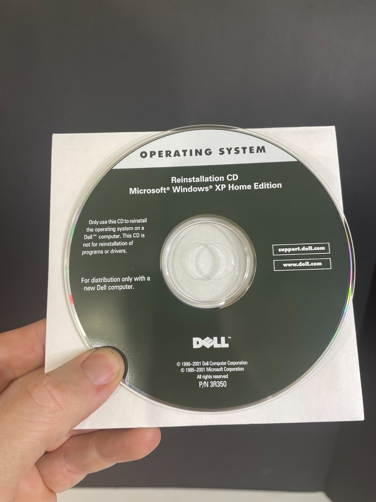 Dell Operating System Reinstallation CD Windows XP Home Edition