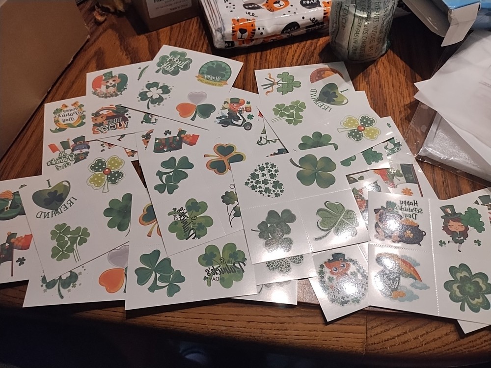 98 ST Patrick's Day Tattoos Sheet. T1