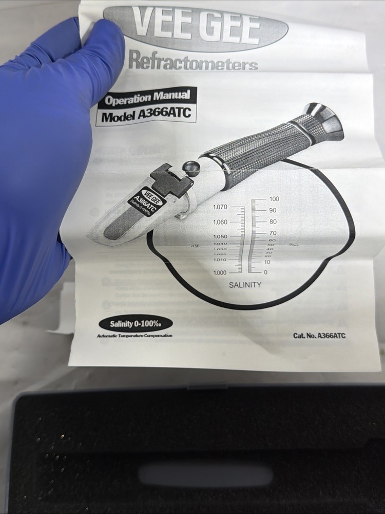 Vee Gee A366ATC Portable Refractometer – Handheld – ATC