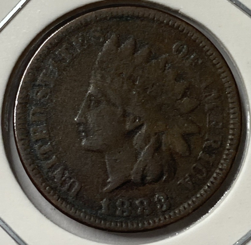 1883 - Indian Head Cent - Exact Coin Imaged #IND285