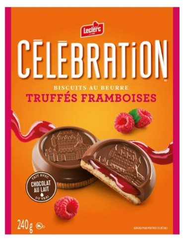Celebration Raspberry Truffle Cookie, 240g (2 Pack)