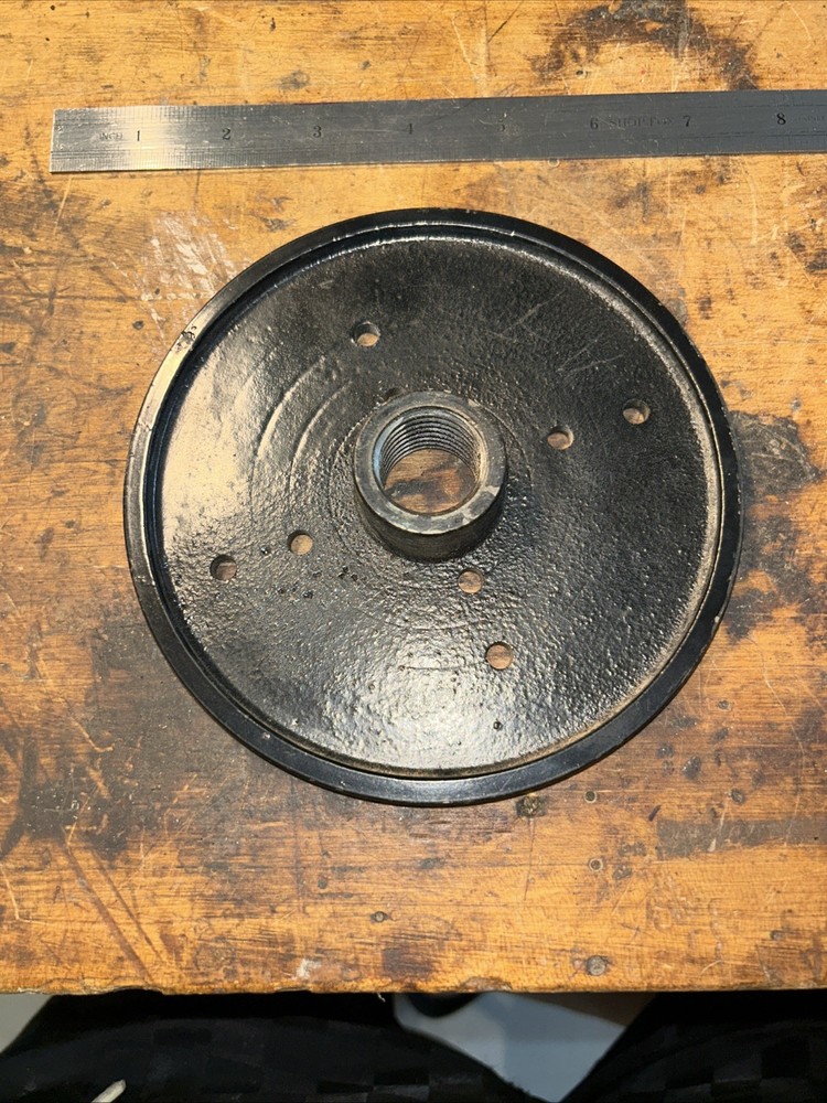 6 In Faceplate With 1 X8 Tpispindle Thread NOS