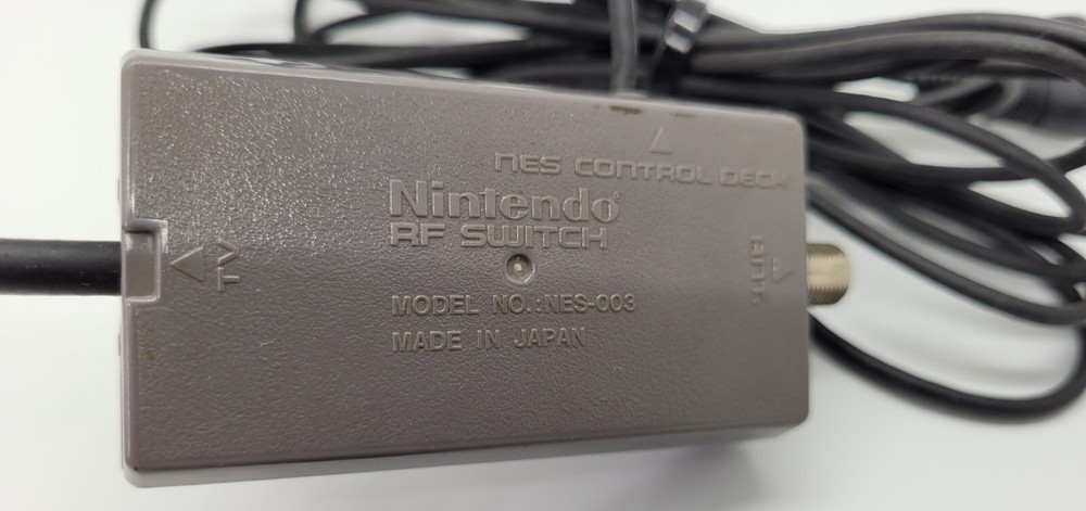 Nintendo NES Original & Authentic lot of 2 RF Switch Adapter