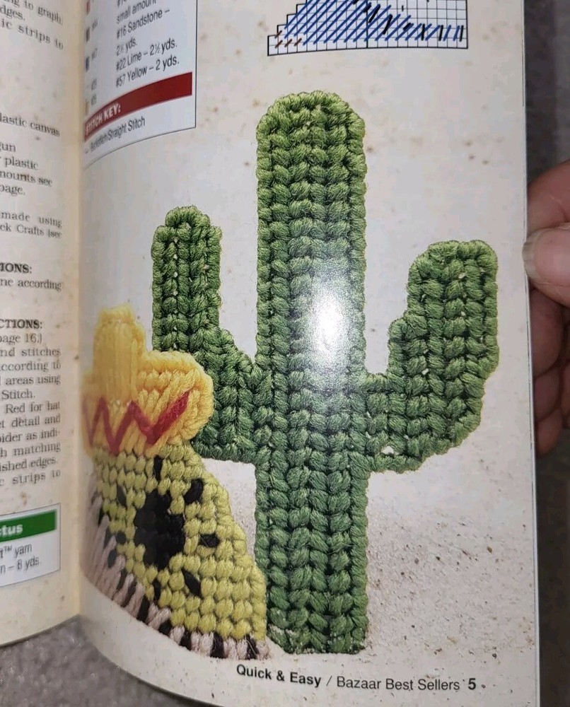 Quick & Easy Plastic Canvas Bazaar Best Sellers 15 Patterns