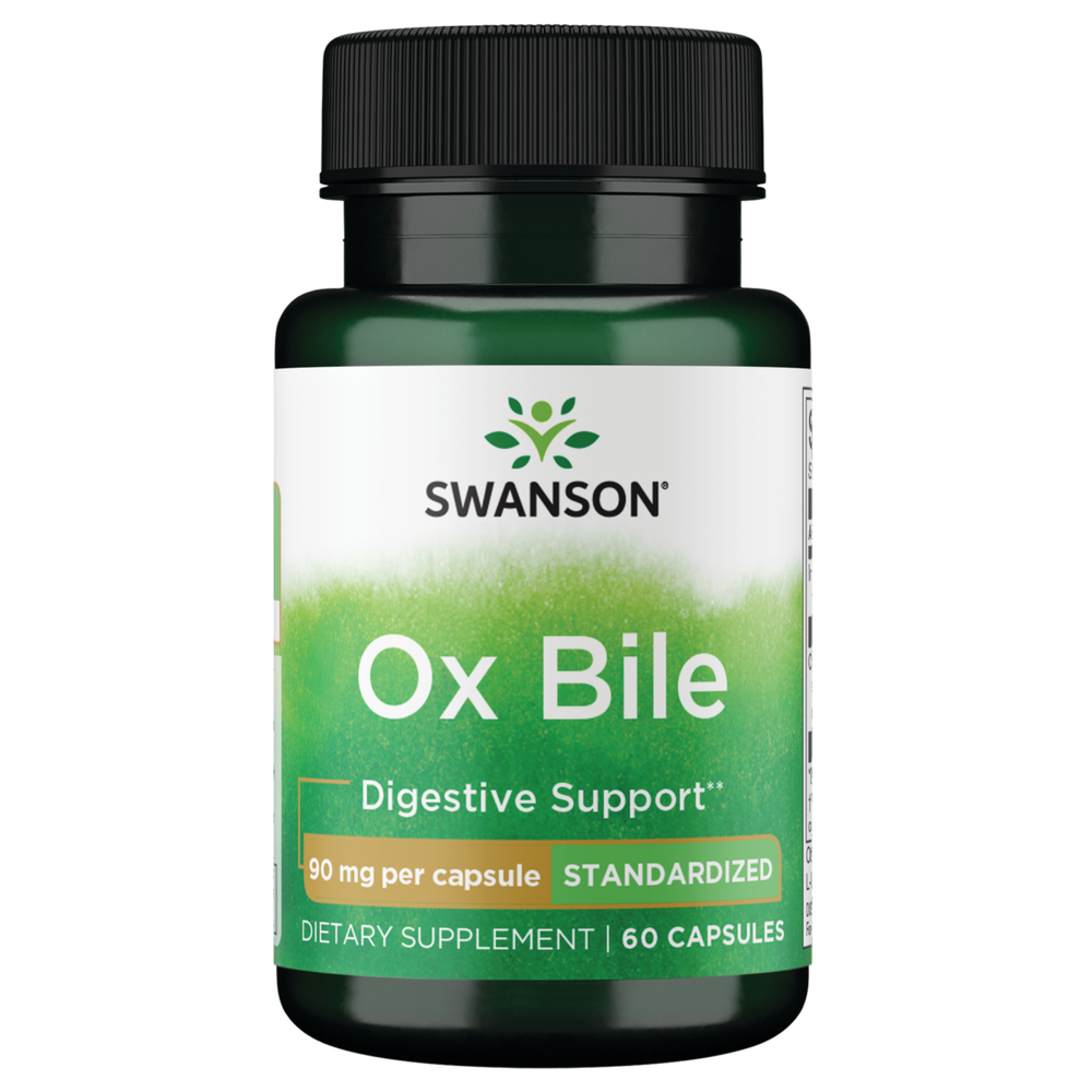 Swanson Ox Bile 60 Capsules