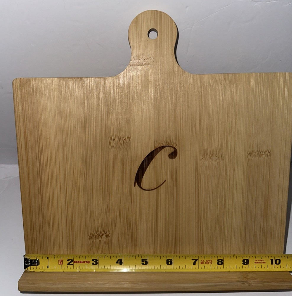 Bamboo Cookbook iPad Stand 10.5” x 10” Kitchenware
