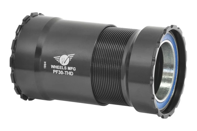 Wheels Manufacturing PressFit 30 Bottom Bracket Threaded Black