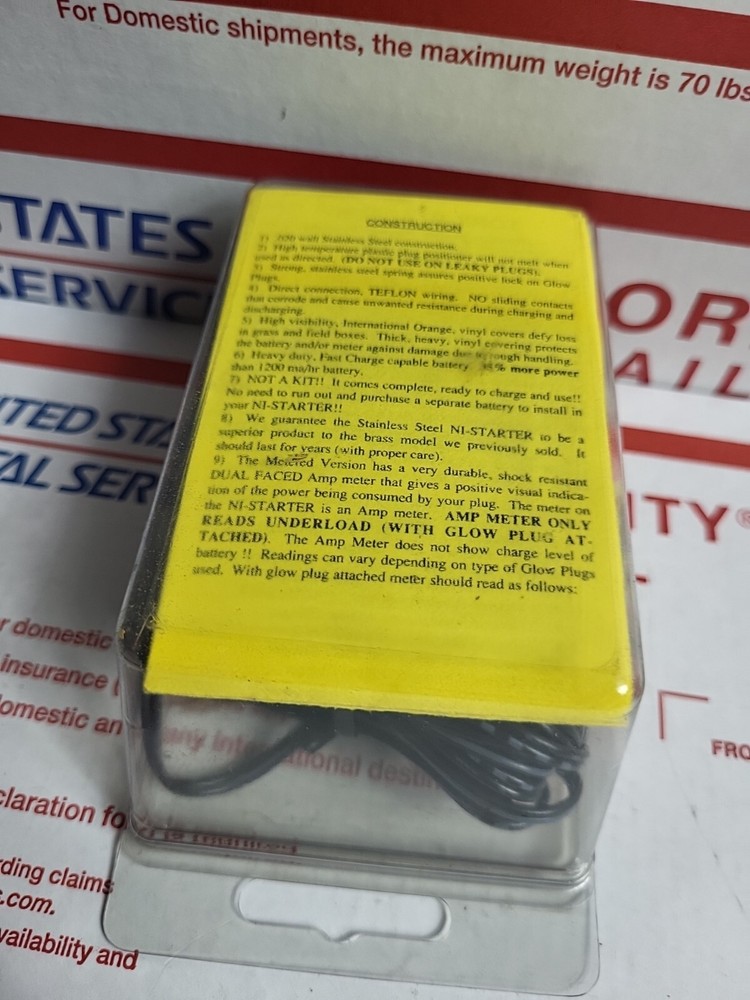 RC MCDANIEL/SONIC-TRONICS NI-STARTER Model 101