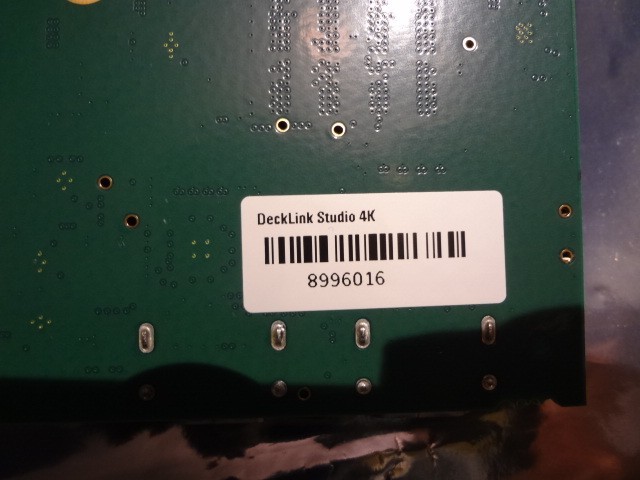 Blackmagic DeckLink Studio 4k HDMI SDI PCIe Card