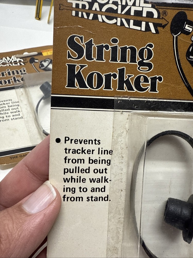 The Game Tracker String Korker Prevents Tracker Line From Being Pulled Out RARE