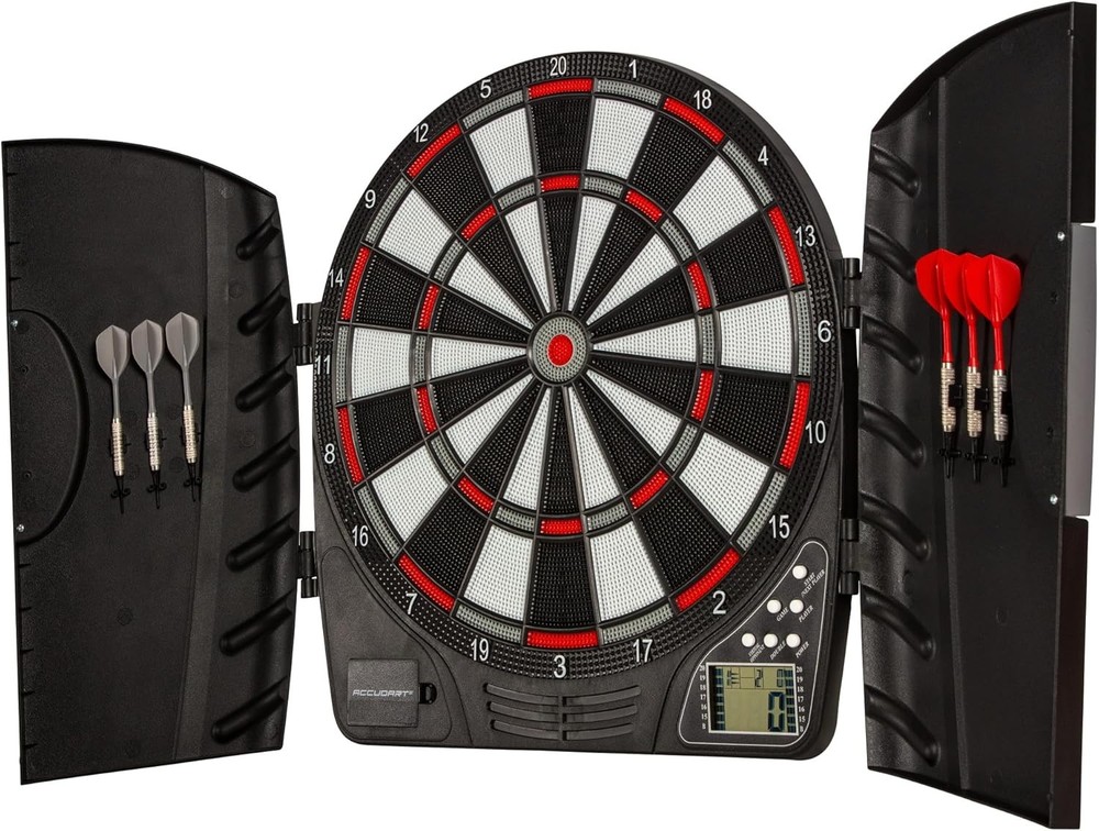Accudart Spark Electronic Dartboard – 30 Games, 174 Variations, Computer Chall