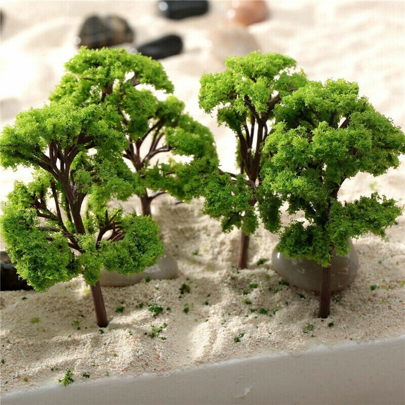 High Simulation Effect 9cm HO OO Scale Model Trees for Train Railroad Layout