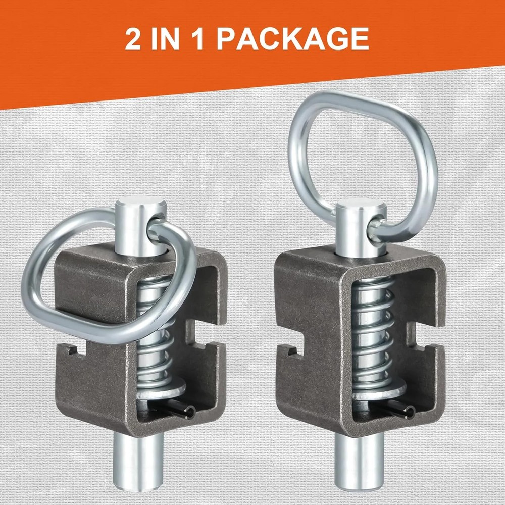 Spring Latch Lock, Weld-On Spring Latch Assembly, Universal Fit for Uti