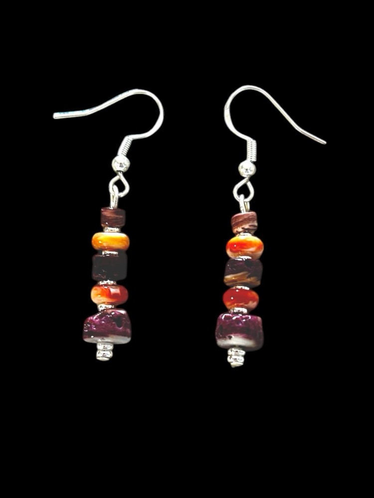 NATIVE AMERICAN Spiny Oyster Earrings