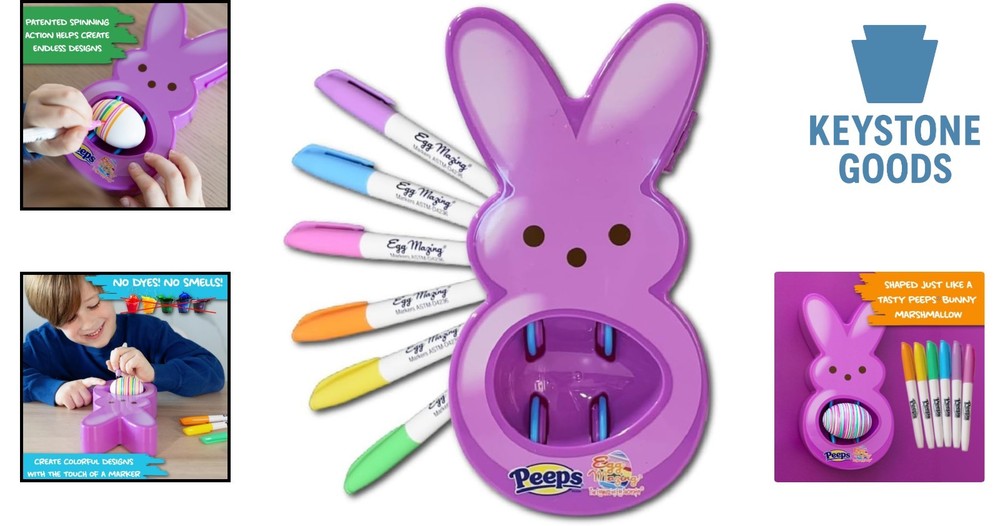Easter Egg Decorating Kit with EggMazing Spinner & Markers