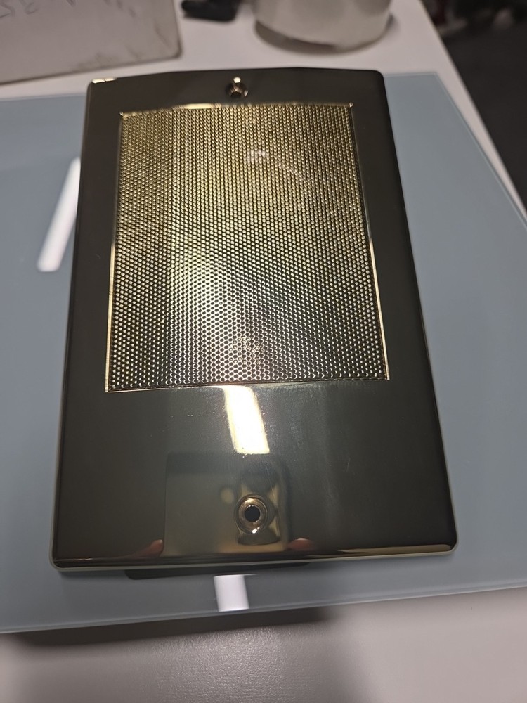 m&S Bright Brass Door Speaker