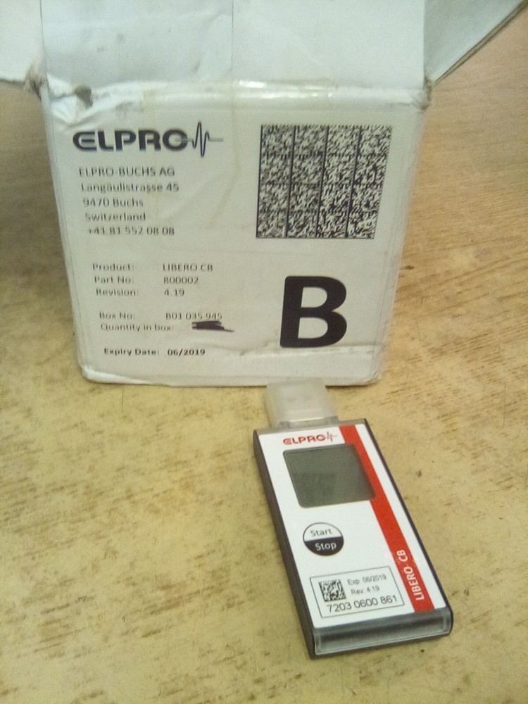 Elpro-BuchsAG  Libero CB 800002 Temp Data Logger Exp. 06/2019