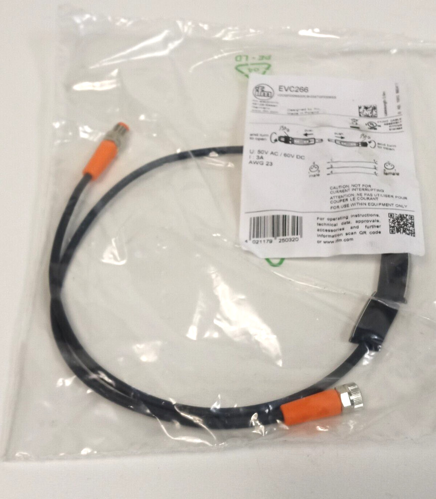 IFM EVC266 connection cable, sensor-actuator cable, connection cable