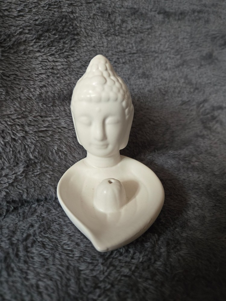 small ceramic Buddha inscent burner
