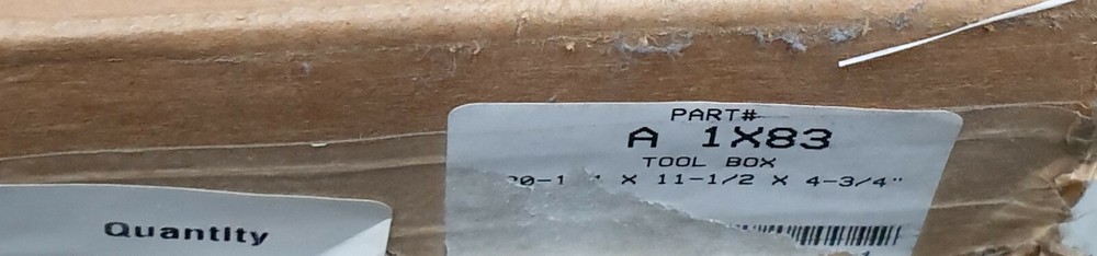 Williams Jumbo Sockets Wrench Storage Box Blue