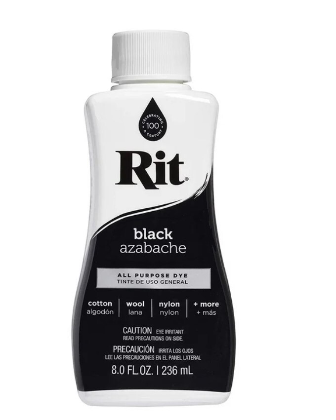 (2-pack) Rit All-Purpose Liquid Dye, Black, 8 fl oz