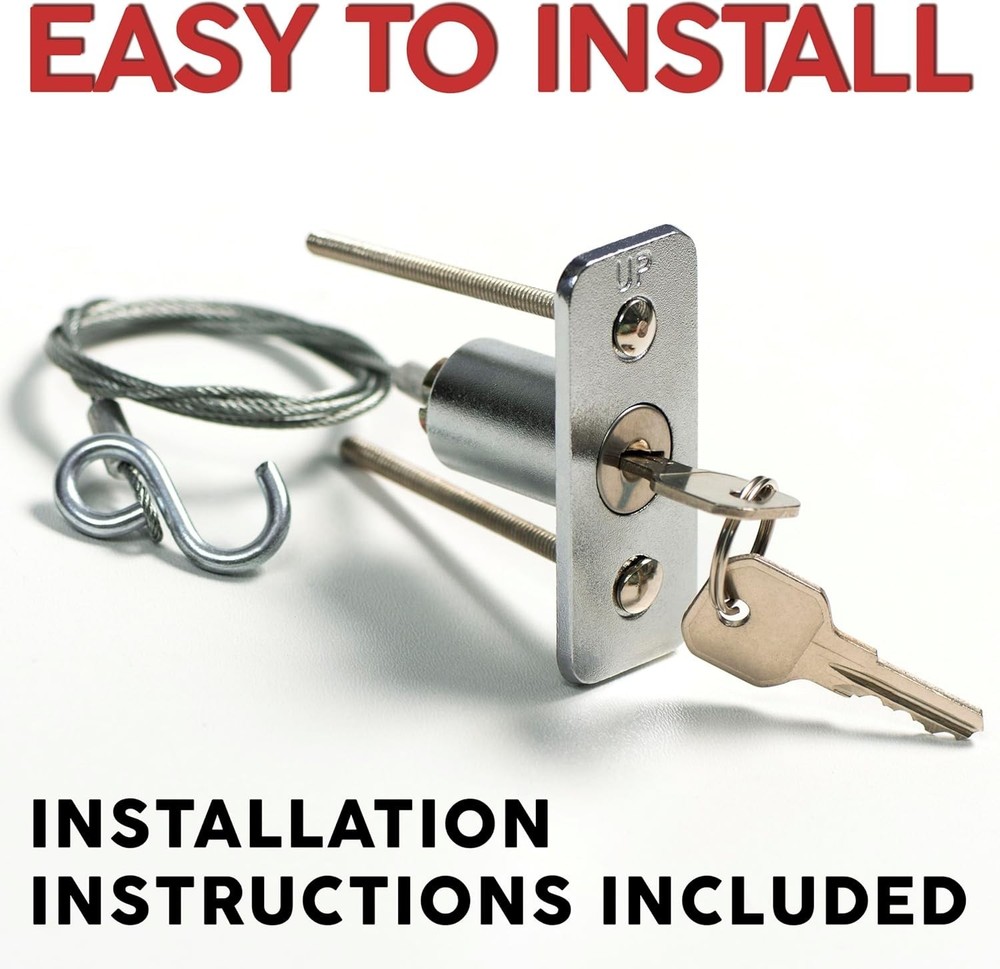 Emergency Release Lock Kit, Universal Garage Door Emergency Release Lock Kit,...