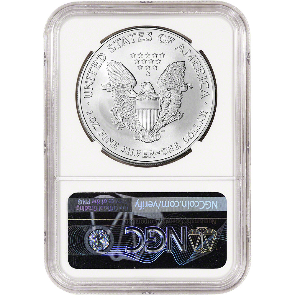 2003 American Silver Eagle Coin - NGC MS69