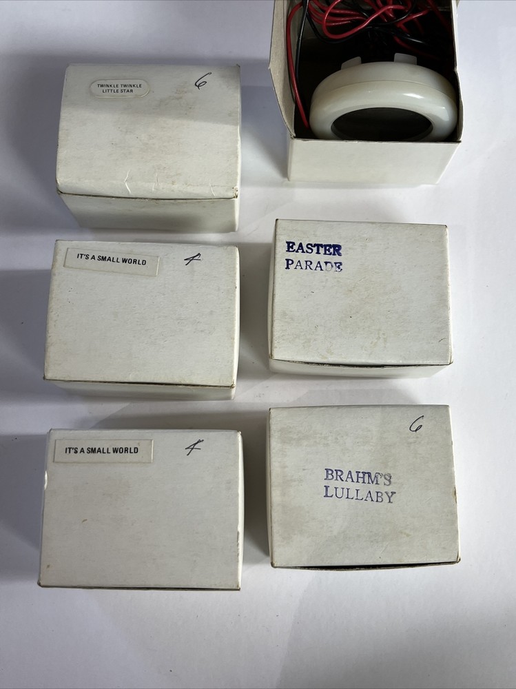 Touch Disc Musical Electronic Inserts Vintage.