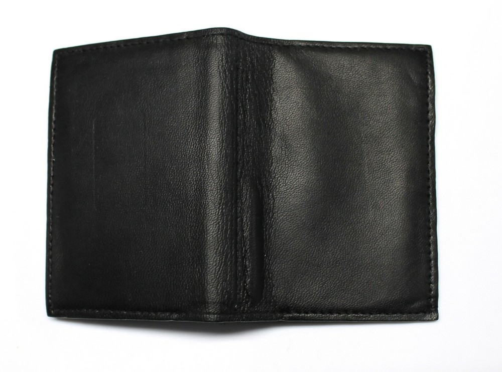 Credit Card Holder Organizer - Black Leather - New