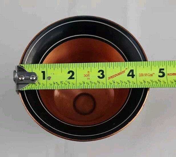 Hand painted Copper Double Handle Vase Hand Made In Greece.