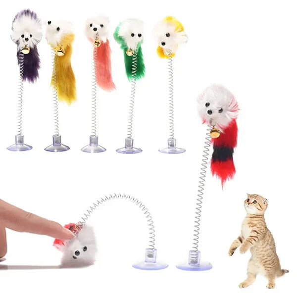 The Mouse Bopper Cat Toy - 1 Pack (Random Color)