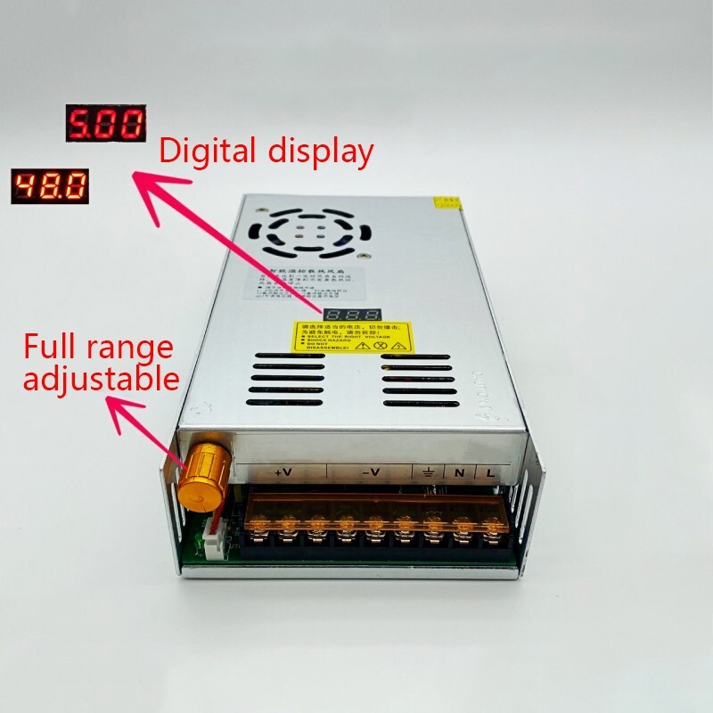 480W Adjustable DC Switching Power Supply Switch Mode Power Supply 0.28" Display
