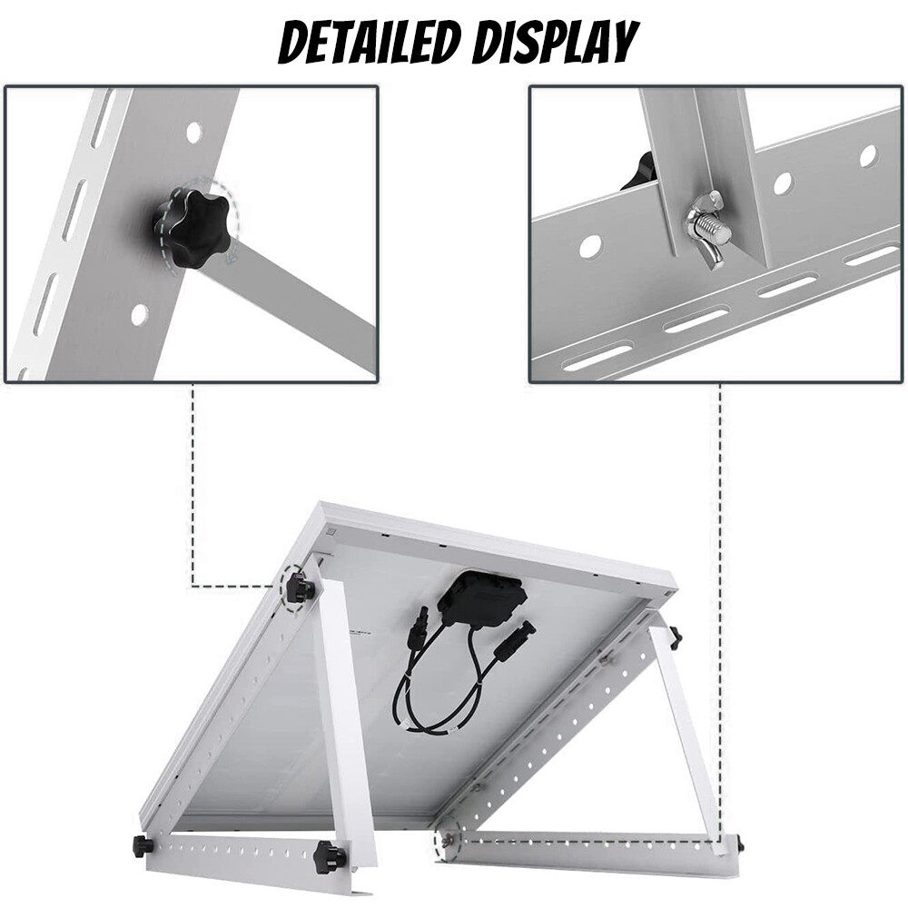 Solar Panel Tilt Mount Brackets Mounting System Solar Kit Adjustable Ground Roof