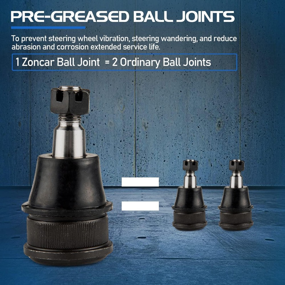 Front Upper Control Arms 2-4" Lift Ball Joint Kit Replacement for Chevy