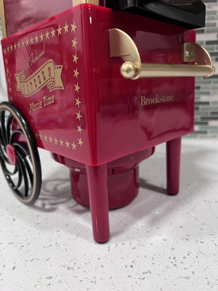 Vintage style Brookstone Popcorn Machine (open box)