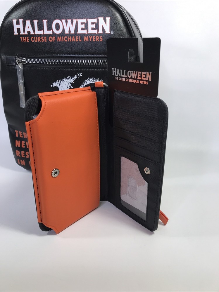 BioWorld Halloween Michael Myers Mini Backpack & Tech Wallet