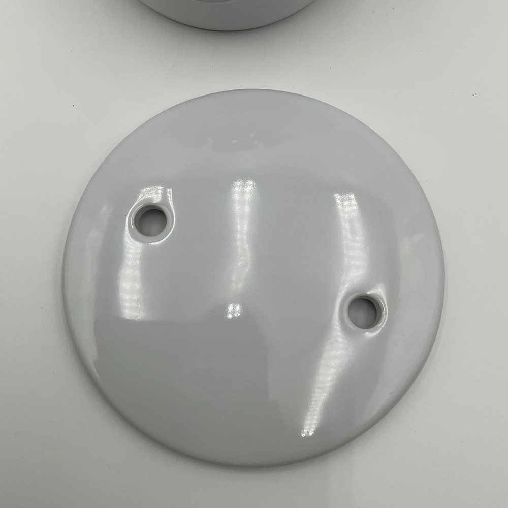 Pampered Chef Ceramic Breakfast Microwave Sandwich Breakfast Maker #2634 White