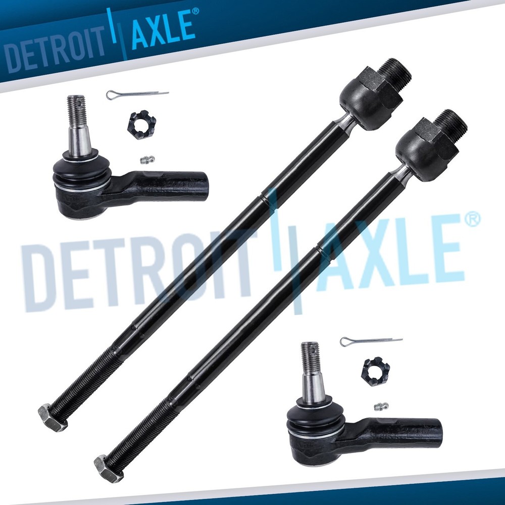 Front Inner Outer Tierod Kit for 2006-2012 Dodge Ram 1500 5 Stud Models
