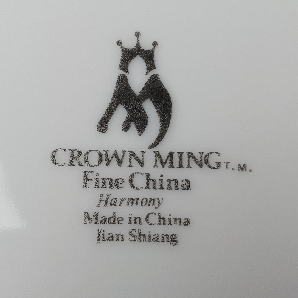 CROWN MING FINE CHINA HARMONY PATTERN DINNER SET FOR 4 (20 pieces)