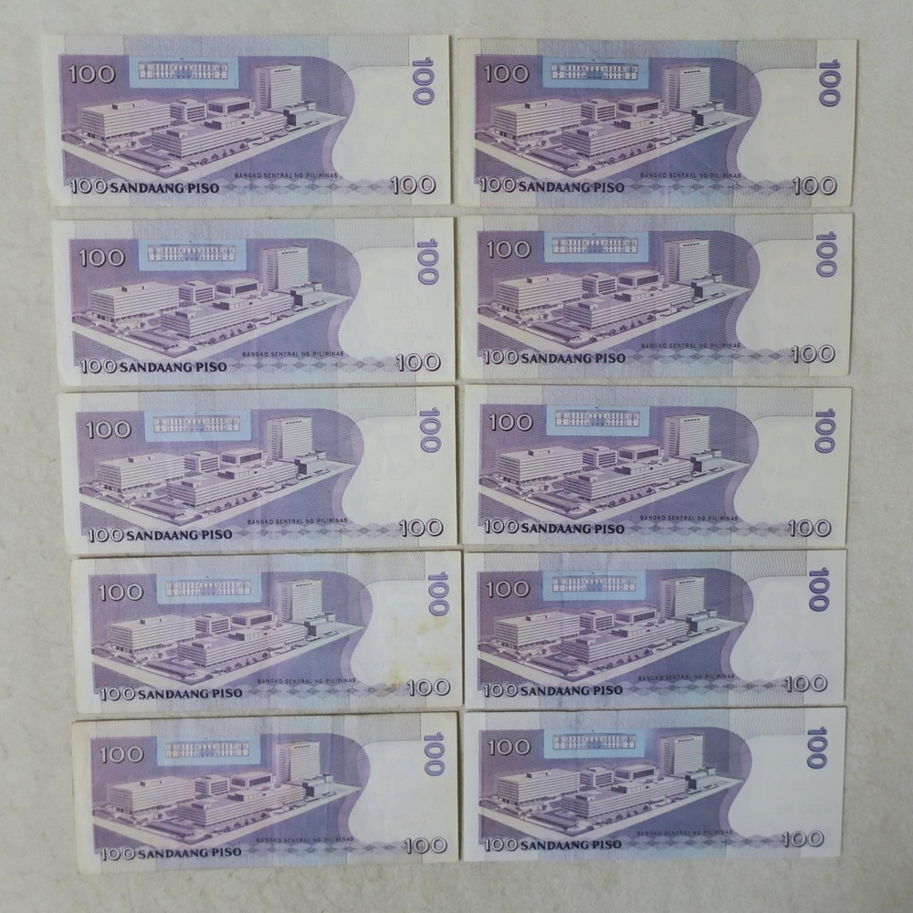 Philippines 100 Pesos (10 PCS)
