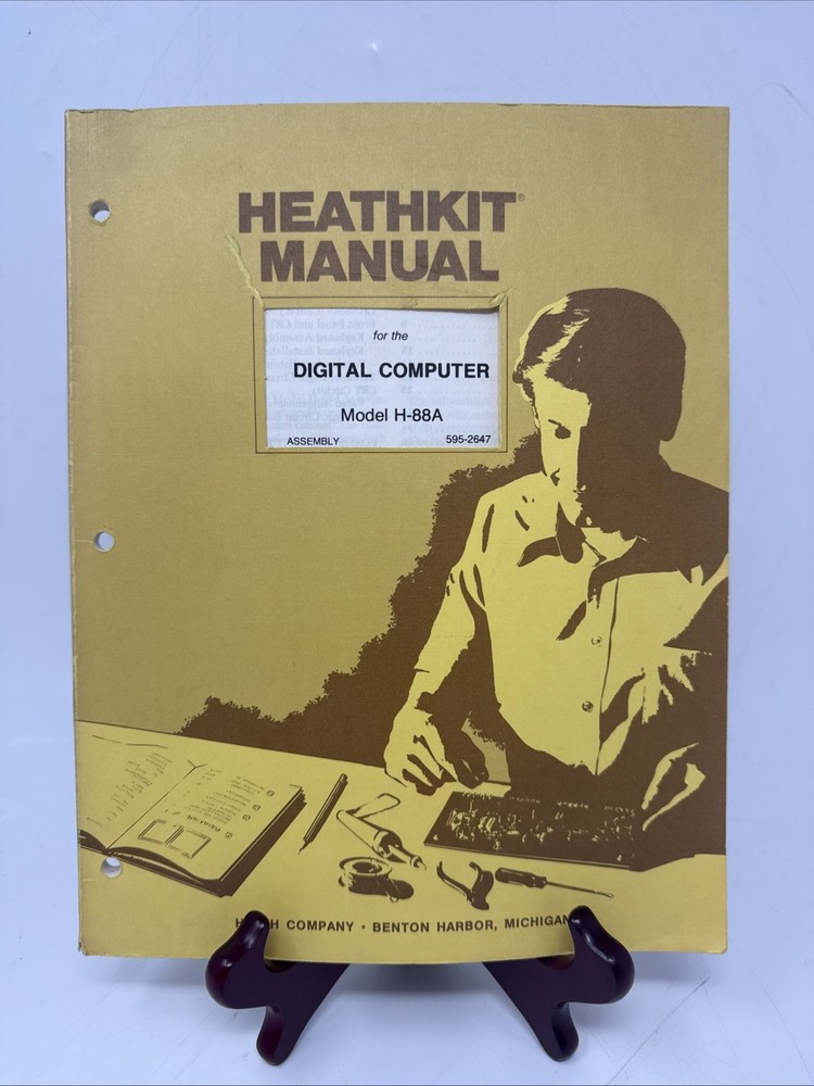 Vintage - HEATHKIT H-88A Digital Computer Assembly Manual.