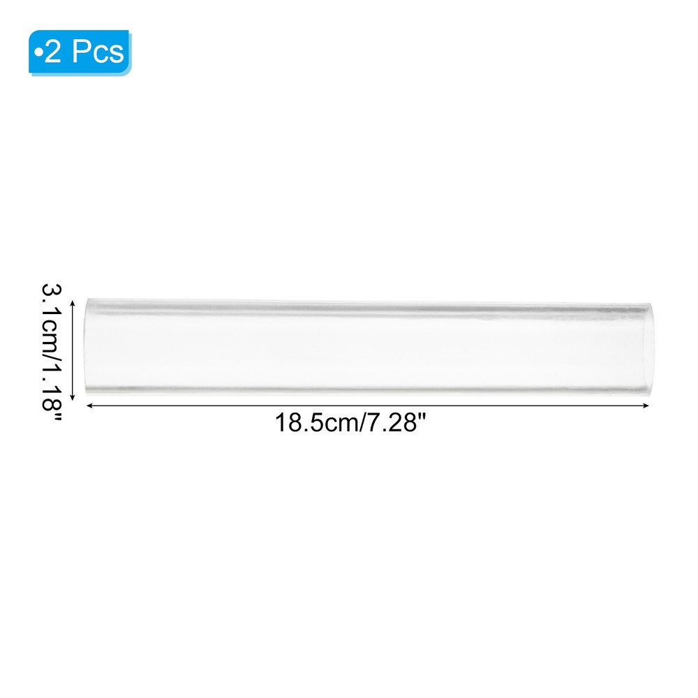 2pcs Table Tennis Rubber Roller, Table Tennis Roll Stick Tool, White