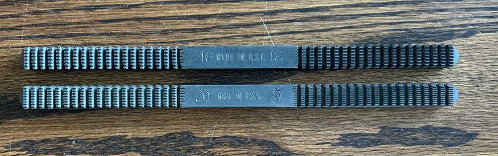 Mac Tools 2 -piece Thread Restoring File Thread Chaser set #TR1 & #TR2 USA