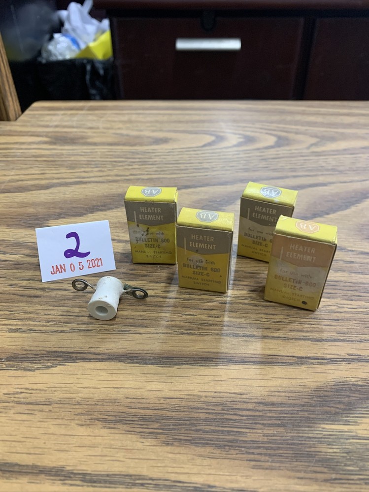 (4) ALLEN-BRADLEY OVERLOAD HEATER ELEMENT Size C