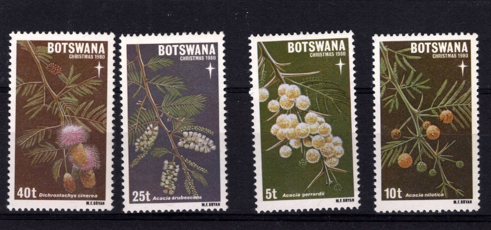 BOTSWANA   FLOWERS  MNH**    (199)