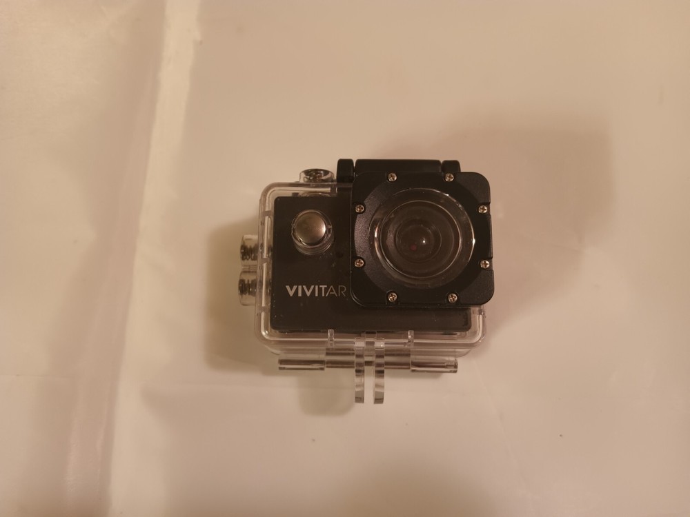 vivitar go pro style camera with waterproof case