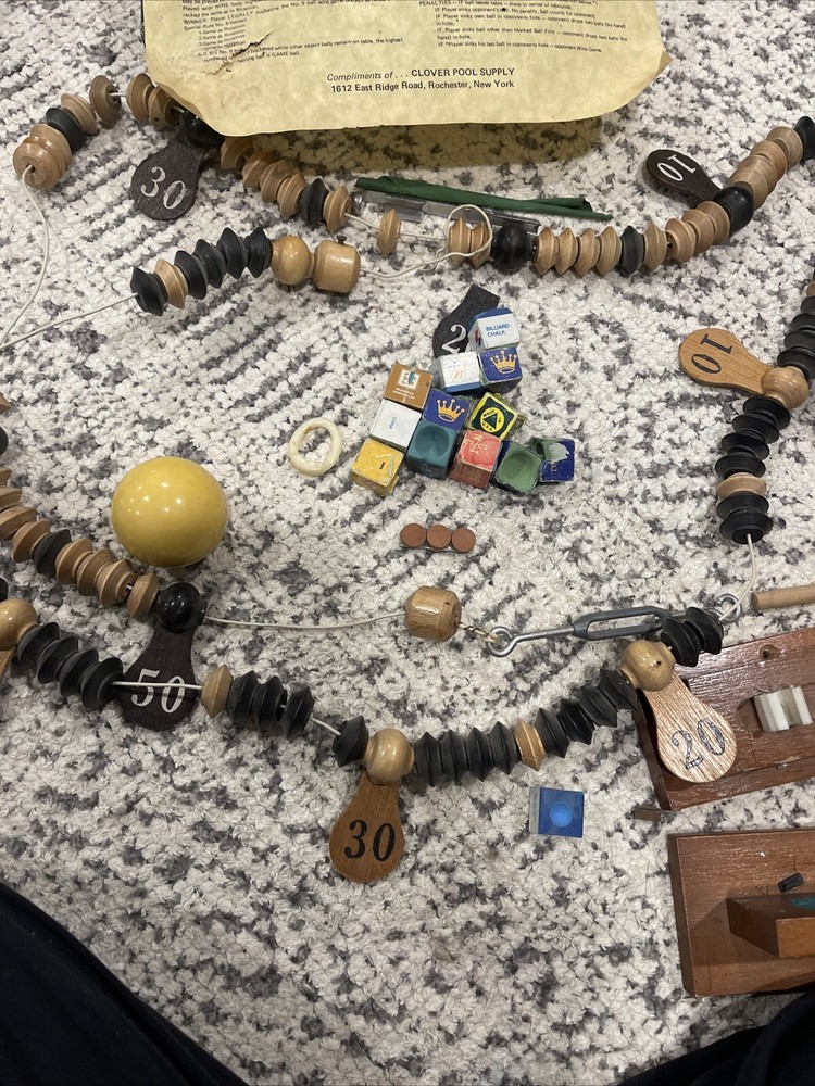 Vintage Billards Lot